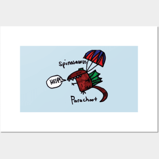 Parachoot Spinosaur Posters and Art